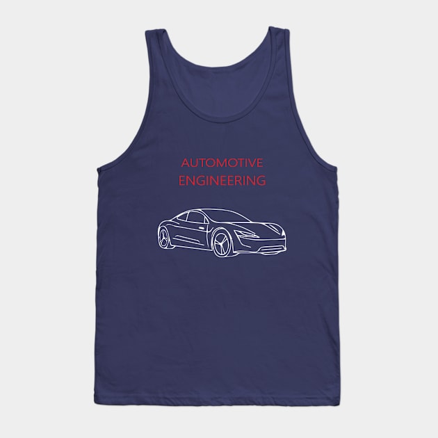 automotive engineering, car mechanic best design Tank Top by PrisDesign99